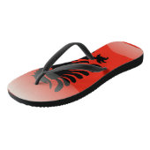 Albanese vlag teenslippers (Schuin)