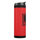 Albanese vlag thermosbeker (Gedraaid links)