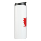 Albanese vlag thermosbeker (Gedraaid links)