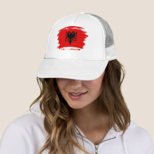 Albanese vlag trucker pet