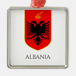 Albanese Wapen Nationaal Erfgoed Kunst Metalen Ornament