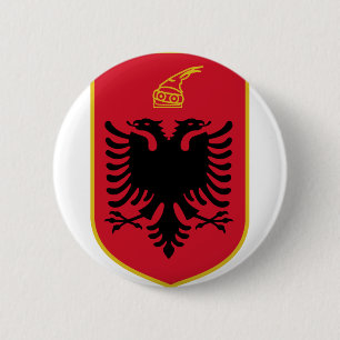 albania emblem ronde button 5,7 cm