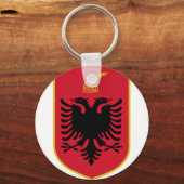albania emblem sleutelhanger (Voorkant)