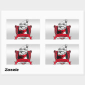 Albanian Rulez Aufkleber Rechthoekige Sticker (Vel)