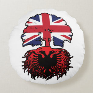 Albanië Albanees Brits Verenigd Koninkrijk Rond Kussen