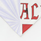 Albanië Albanese Vlag Gecodeerd Groot Fleece Deken (Hoek)