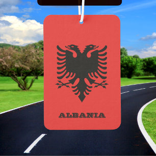 Albanië Auto Luchtverfrisser, Albanese vlag Luchtverfrisser
