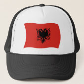 Albanie Casquette du drapeau (Devant)