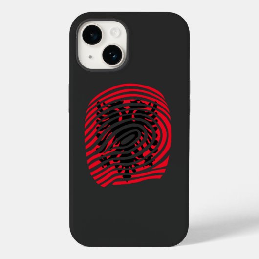 Albanië DNA Case-Mate iPhone Case (Achterkant)