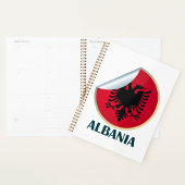 Albanië Double Headed Eagle Embleem Planner