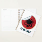 Albanië Double Headed Eagle Embleem Planner (Display)