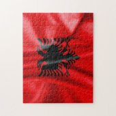 Albanie Drapeau Puzzle (Vertical)