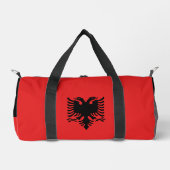 Albanië duffle, Albanese vlag fitness / sport Plunjezak (Voorkant)