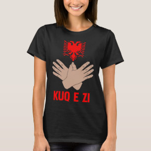Albanië Eagle Handteken voor Albanees en Kosovaars T-shirt