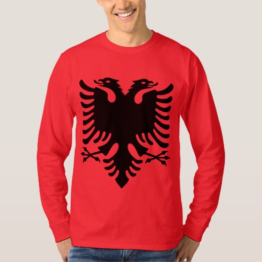 Albanië Eagle T-shirt (Voorkant)
