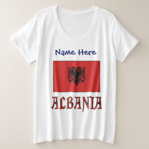 Albanie et Drapeau Albanais Personnalisés