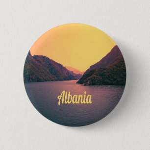 Albanië Europe Beach Balkanschiereiland Ronde Button 5,7 Cm