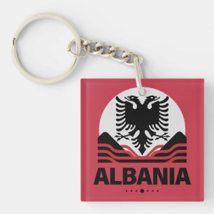 Albanië Europese Unie Sleutelhanger