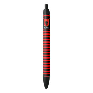 Albanië Flag Cute Patriotic Zwarte Inkt Pen