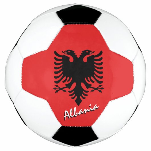Albanie Football & drapeau albanais / Sports (Devant)
