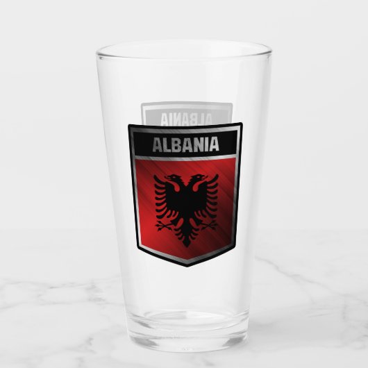 Albanië Glas (Voorkant)