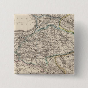 Albanië, Iberia, Colchis, Armenië, Mesopotamie Vierkante Button 5,1 Cm