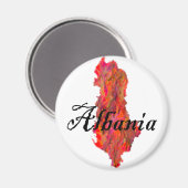 Albanië Magneet (Voorkant / Achterkant)