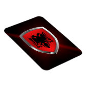 Albanië Metallic Emblem Magneet (Rechterzijde)