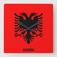Albanië National Flag Patriotic