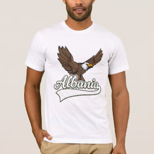 Albanië reizen logo t-shirt