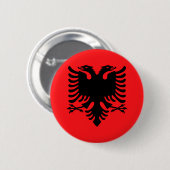 Albanië Ronde Button 5,7 Cm (Voorkant /achterkant)