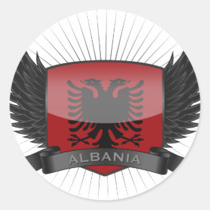 ALBANIË RONDE STICKER
