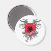 Albanië Shield 3 Magneet (Voorkant / Achterkant)