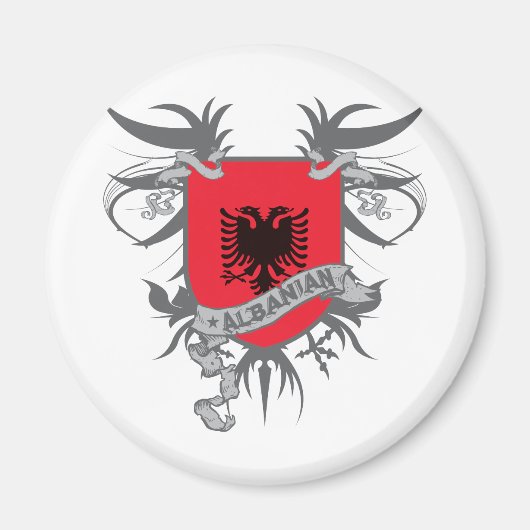 Albanië Shield 3 Magneet (Voorkant)