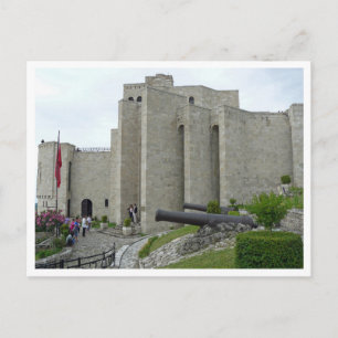 Albanië Skanderbeg Museum uitzicht briefkaart