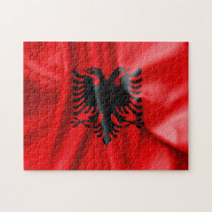 Albanië Vlag Jigsaw puzzel