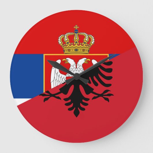 albanië - vlagland - halve symbool grote klok (Voorkant)