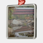 Albany Bridge, net van de Kancamagus Metalen Ornament (Links)