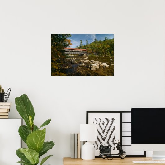 Albany Covered Bridge, NH Print (Thuiskantoor)