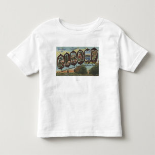 Albany, Georgia - Grote letterscènes Kinder Shirts