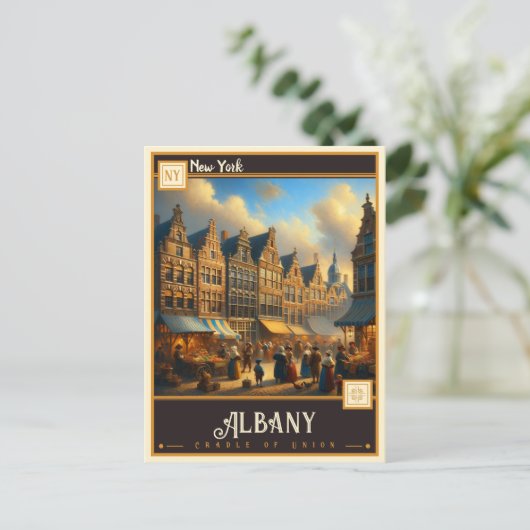 Albany, New York | Briefkaart (Staand voorkant)