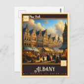 Albany, New York | Briefkaart (Voorkant / Achterkant)