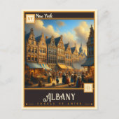 Albany, New York |  Briefkaart (Voorkant)