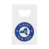 Albany New York Kredietkaart Flessenopener (Voorkant)