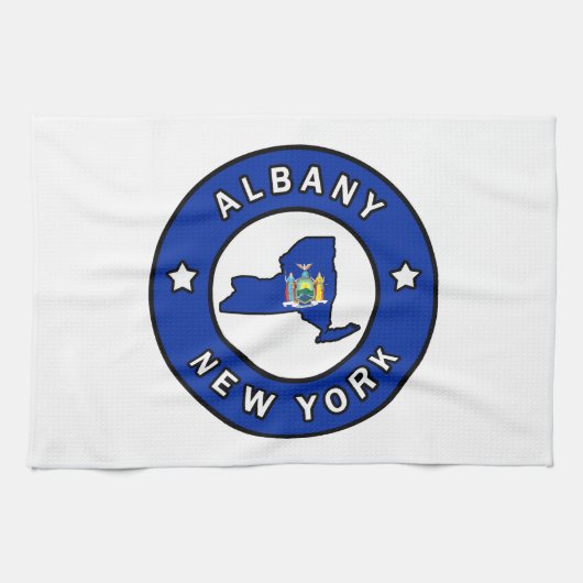 Albany New York Theedoek (Horizontaal)