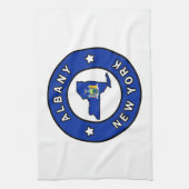 Albany New York Theedoek (Verticaal)