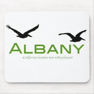 Albany, nu met pelikanen muismat