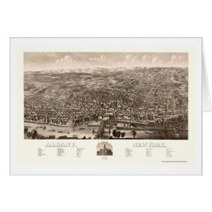 Albany, NY Panoramic Map - 1879