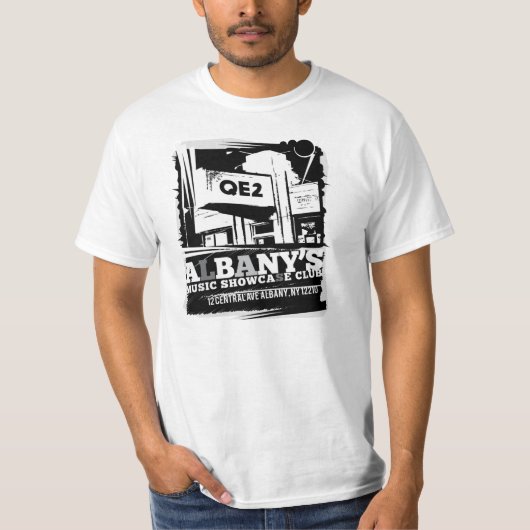 Albany QE2 Retro T-Shirt (Voorkant)