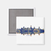 Albany Skyline Magneet (Voorkant / Achterkant)